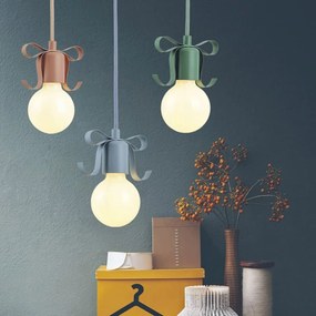 Toolight Toolight, závesné stropné svietidlo NARNI 1xE27 APP190-1CP, zelená, OSW-00267