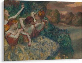 Obraz - Edgar Degas, Four Dancers, reprodukcia (70x50 cm)