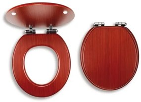 Wc doska Novaservis MDF vo farebnom prevedeni dyhovaného dreva WC/SOFTORECHLY, 1 ks