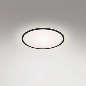 Stropné LED svetlo Runa efekt podsvietenia, čierna