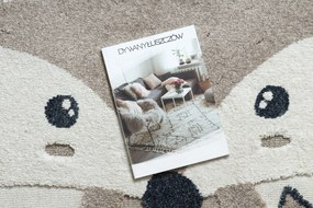 Koberec YOYO EY80 kruh bielo/ béžový - Líška