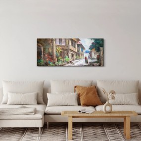 Obraz Filipínske dediny, Ázia (120x50 cm)