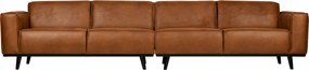 BePureHome Statement XL 372 cm veľká sedacia súprava - Koňak