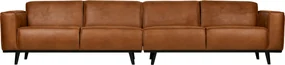 BePureHome Statement XL 372 cm veľká sedacia súprava - Koňak
