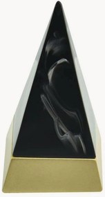 Stojan na šperky Pyramid Dark Marble & Gold
