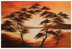 Gario Ručne maľovaný obraz Krásna Afrika Rozmery: 120 x 80 cm