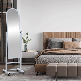 Stojace zrkadlo Evoir 317226 - 151x39x39 cm - Biela