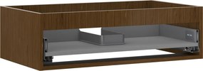 Mexen Box-A, závesná skrinka 80 cm, 1 zásuvka, orech, 91AX0-0800-235-1-86
