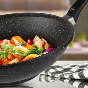 Pánev WOK SUPREME Line Ø 32 cm z litého hliníku s titanovým povrchem