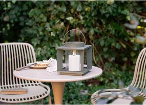 Kovový/sklenený lampáš (výška 20,5 cm) Lohals – House Nordic