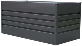 Vyvýšený záhradný záhon BestBerg VZ-1100A / 1100 l / 180 x 90 x 70 cm / šedá