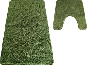Sada kúpeľňových koberčekov Montana CLT-31 zelená