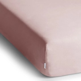 Svetloružová napínacia plachta jersey 180x200 cm Amber – Restilo