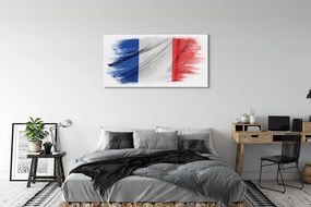 Obraz plexi Vlajka francúzsko 125x50 cm