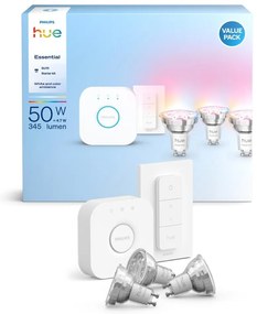Základná sada Philips Hue WACA 3xGU10/4,7W 2200-6500K + zariadenie na prepojenie