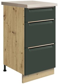 Skrinka do kuchyne Glamour8d Green