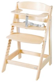 roba Detská drevená vysoká jedálenská stolička Sit Up (prírodná)  (100306933)