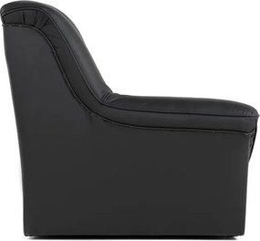 Kožené kreslo Dubaj LUX, hnedá (S-12)