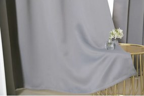 Svetlosivý záves OXFORD 140x270 cm Zavesenie: Riasiaca páska