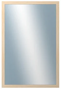 DANTIK - Zrkadlo v rámu, rozmer s rámom 40x60 cm z lišty KASSETTE dub bielený (2861)