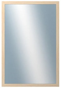 DANTIK - Zrkadlo v rámu, rozmer s rámom 40x60 cm z lišty KASSETTE dub bielený (2861)