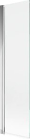 Mexen Mist sprchová zástena 1-krídlová 50 x 150 cm, transparentná, chróm - 8A9-050-001-01-00