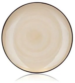 Banquet Tanier plytký PALAS, 27 cm, krémová