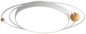 Toolight Toolight, kovové stropné svietidlo Galaxy White 5xE27 APP871-C, biela, OSW-08966