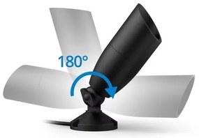 WiZ - LED RGBW Stmievateľné vonkajšie bodové svietidlo SPOT LED/4W/12V IP65 Wi-Fi