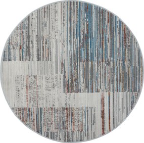 My Flair, AKCIA: 120x120 (průměr) kruh cm Kusový koberec My Colors CA60082 creme kruh, viacfarebná, chodba / predsieň