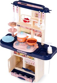 Interaktívna detská kuchynka so zvukmi, LED, umývadlom s vodou a 10 doplnkami, 3+