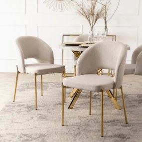 PROXIMA.store - Čalúnená glamour stolička BROS FARBA: čierna