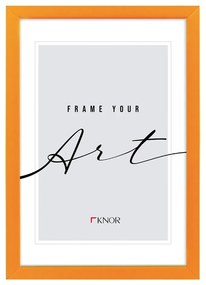 Oranžový stojací/na stenu rámček 20x26 cm – knor