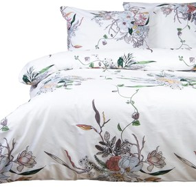 RENFORCÉ OBLIEČKY SALOM EXCLUSIVE 160X200 CM, 2KS 70X80 CM KVETY