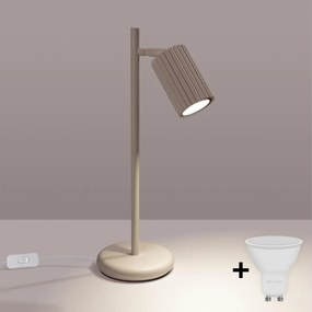 Brilagi - LED stolná lampa CRESTO 1xGU10/10W/230V taupe