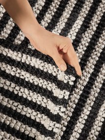 ELLE Decoration, Kusový koberec Harvest 106337 Black z kolekcie Elle, 160x230, čiernobiela, chodba / predsieň