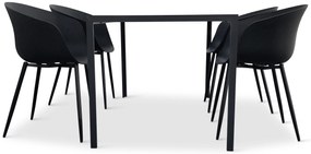 Záhradný jedálenský set Viking L + 4x židle Rikke