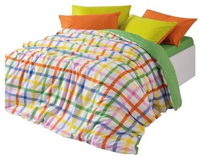 Obliečky na dvojlôžko/predĺžené z bavlny Renforcé s plachtou/4-dielne 200x220 cm Hype – Mijolnir