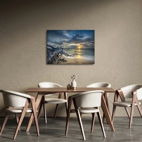 Obraz mora pri západe slnka (70x50 cm)