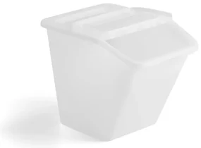 Úložný plastový box FENTON, 55 L, biely
