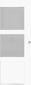 DRE Estra interiérové dvere posuvné 60 cm biela matná posuvné ESTRA3BM60PO