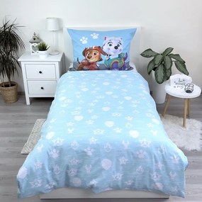 Detské obliečky Paw Patrol 140×200 + 70×90 cm – obojstranné, 100% bavlna, oficiálna licencia