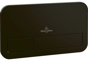 VILLEROY &amp; BOCH ViConnect E200 ovládacie tlačítko dvojčinné, plastové, čierna matná, 922490AN