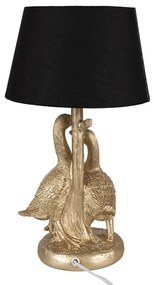 Dekor svietidlo KAČKY zlatočierne