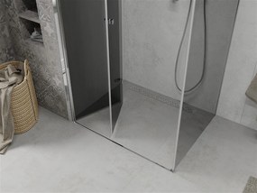 Mexen Lima sprchovací kút 100x80cm, 6mm sklo, chrómový profil-šedé sklo, 856-100-080-01-40