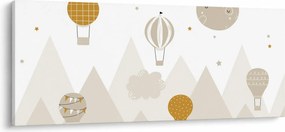 Obraz - Lietajúce balóny (120x50 cm)