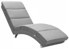 Leňoška LONDON, 186x55x89cm, šedá Casaria