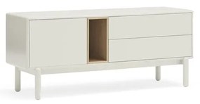 Biely TV stolík 140x56x40 cm Corvo – Teulat