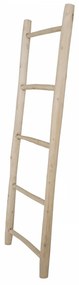 Rebrík z teakového dreva 5 × 50 × 150 cm