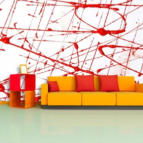 Sablio Tapeta Krvavé škvrny - 125x75 cm